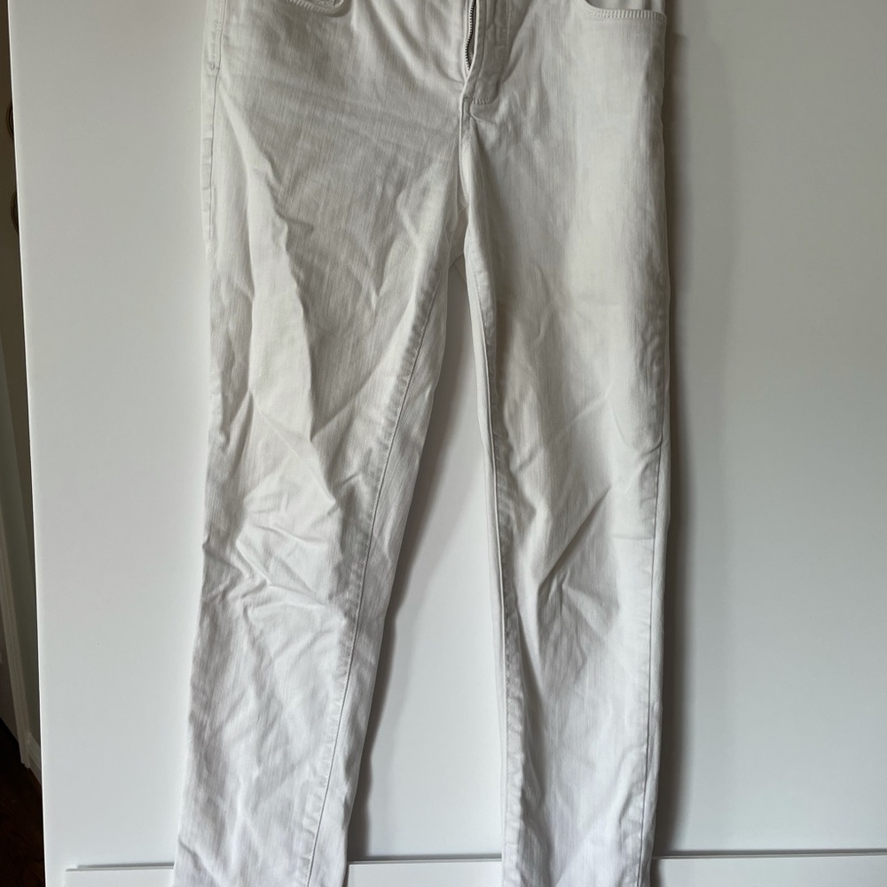 NYDJ size 4 ankle white jean